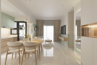 Nội thất hiện đại cho căn hộ 2PN tại Celesta Rise Nhà Bè- Giải pháp sống đáng mơ ước.