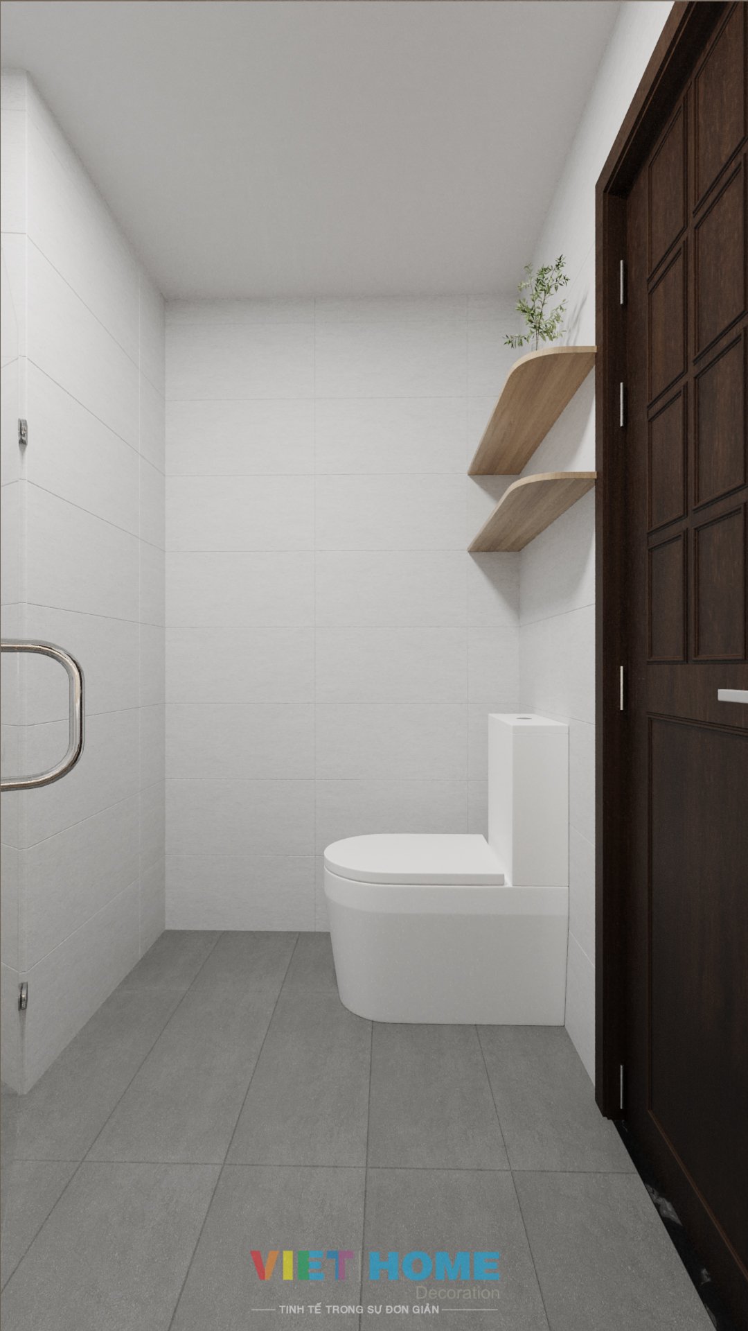 Chi tiết thiết kế nội thất nhà vệ sinh dự án Him Lam Riverside