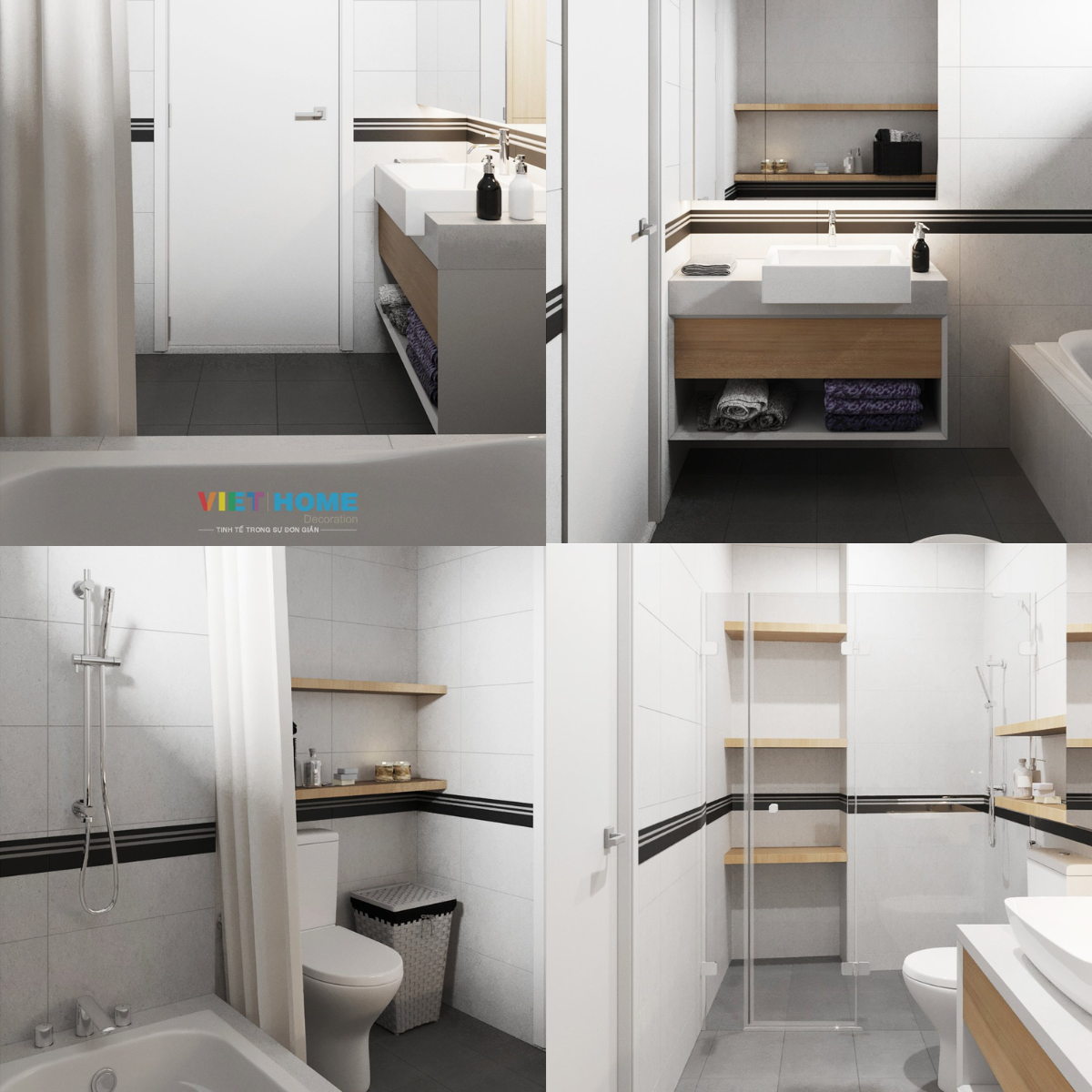 Chi tiết thiết ké nội thất nhà vệ sinh dự án Him Lam Riverside