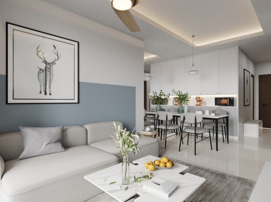 Ý tưởng thiết kế căn hộ Riverside Complex xu hướng mới