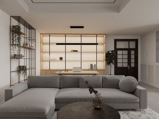 Dự án Him Lam Riverside  Thiết kế căn hộ 2 phòng ngủ