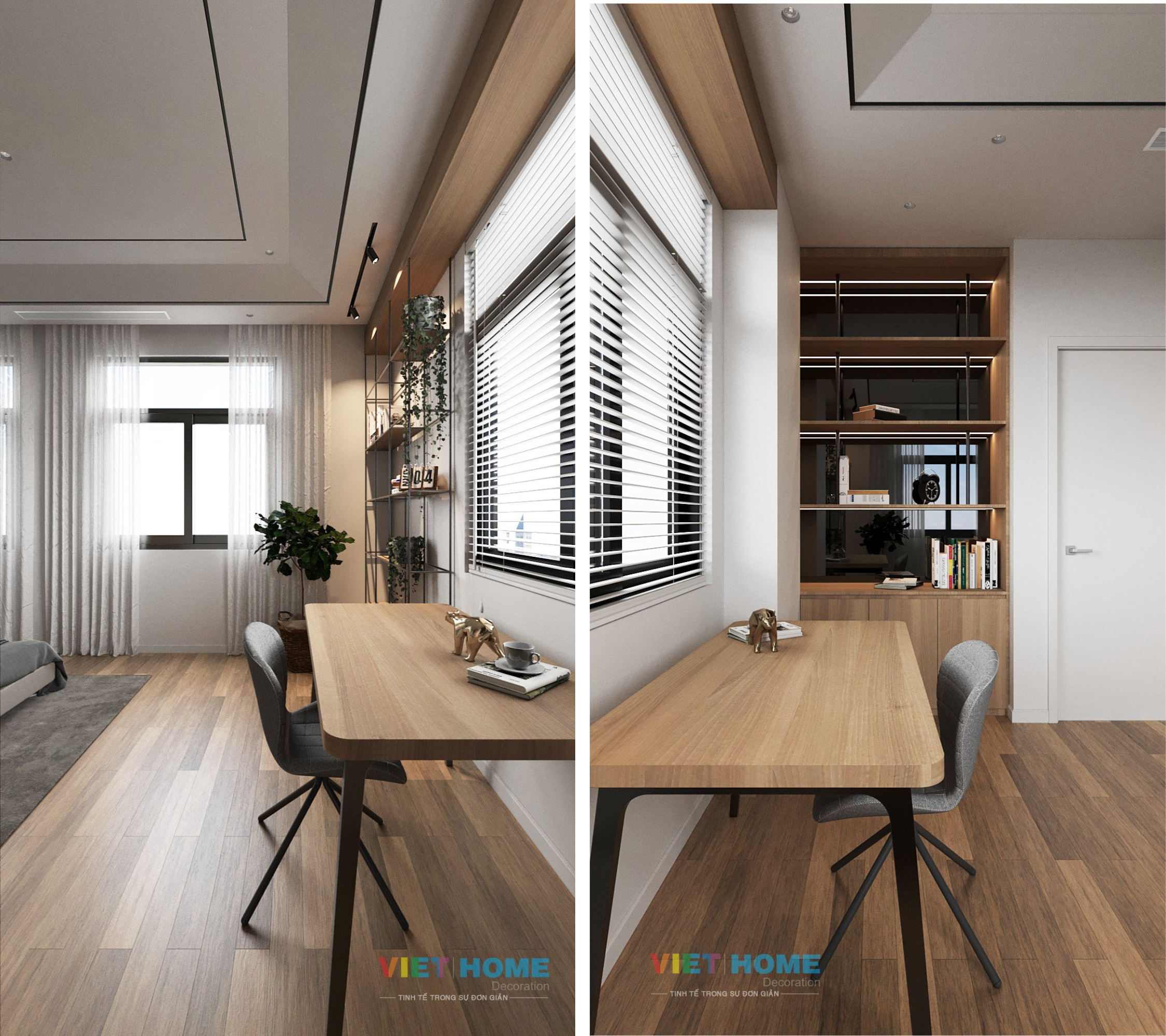 Chi tiết thiết kế nội thất phòng ngủ tầng 3 dự án La Vida Residences