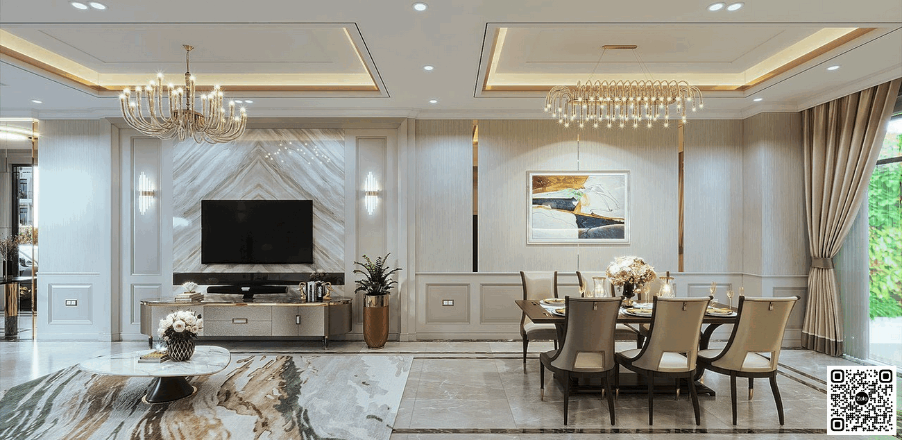 Phong cách hiện đại đẳng cấp của nhà mẫu The Classia Kahng Điền