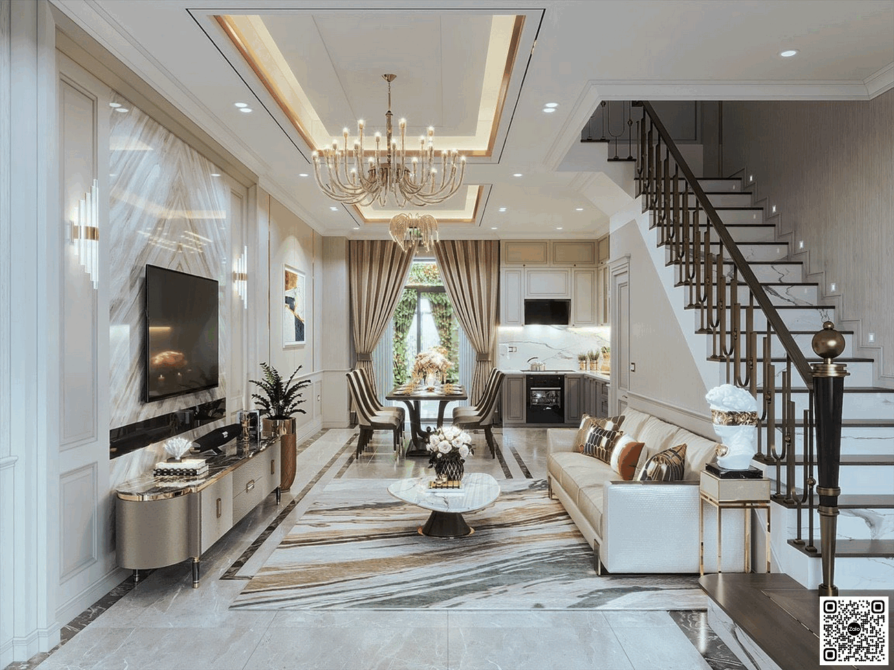 Không gian nhà mẫu The Classia loại 2
