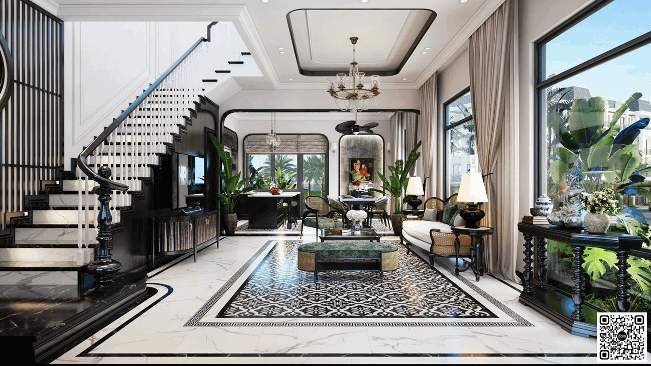 Không gian rộng rãi được thiết kế tinh xảo bên trong nhà phố The Classia Quận 9