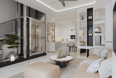 Mẫu thiết kế nội thất nhà phố Lavida Residence hiện đại, tinh tế và tiện nghi.