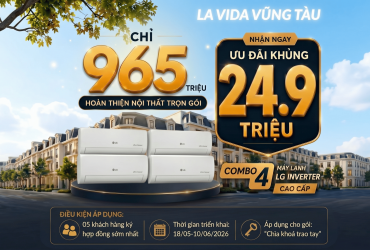 Thiết kế nội thất LA VIDA chỉ 965 TRIỆU nhận ƯU ĐÃI KHỦNG