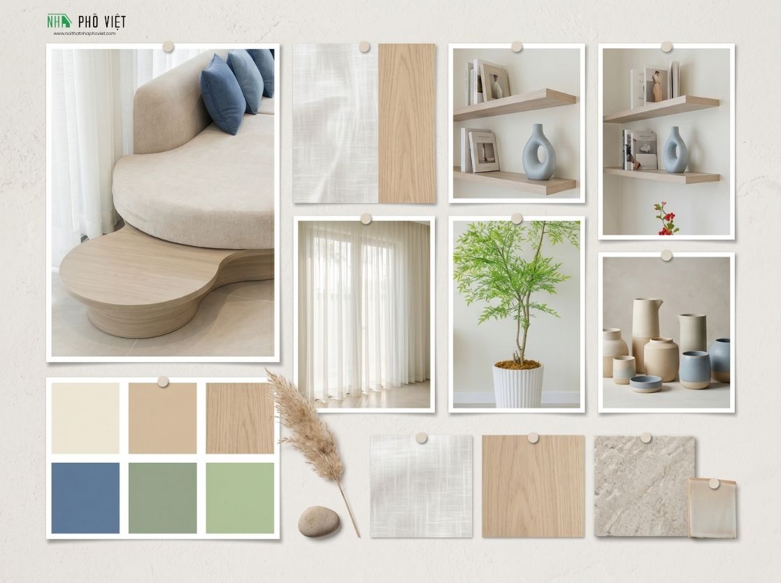 Moodboard thiết kế nội thất trọn gói La Vida 