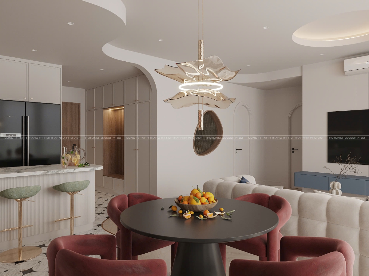 Thiết kế nội thất căn hộ 2 phòng ngủ The Infiniti- Phiên bản sang trọng, tinh tế và chuẩn sống cao cấp cho gia đình trẻ.