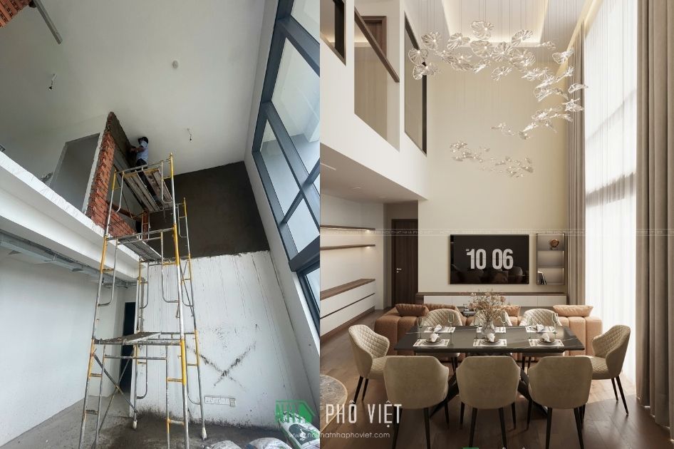 Cập nhật thi công- Không chỉ là lời nói: Nội thất Nhà Phố Việt đang thực hiện hóa tổ ấm tại The Infiniti