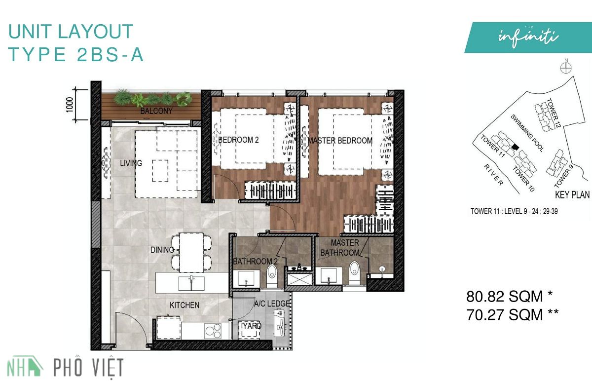 layout-can-ho-2pn-huong-ho-boi-thap-11-the-infiniti-quan-7