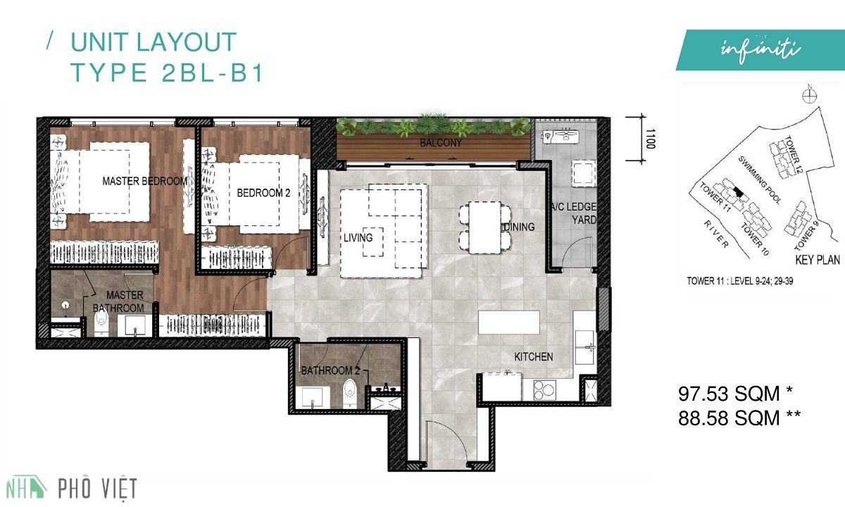 layout-mat-bang-can-ho-2pn-huong-ho-boi-thap-11-the-infiniti