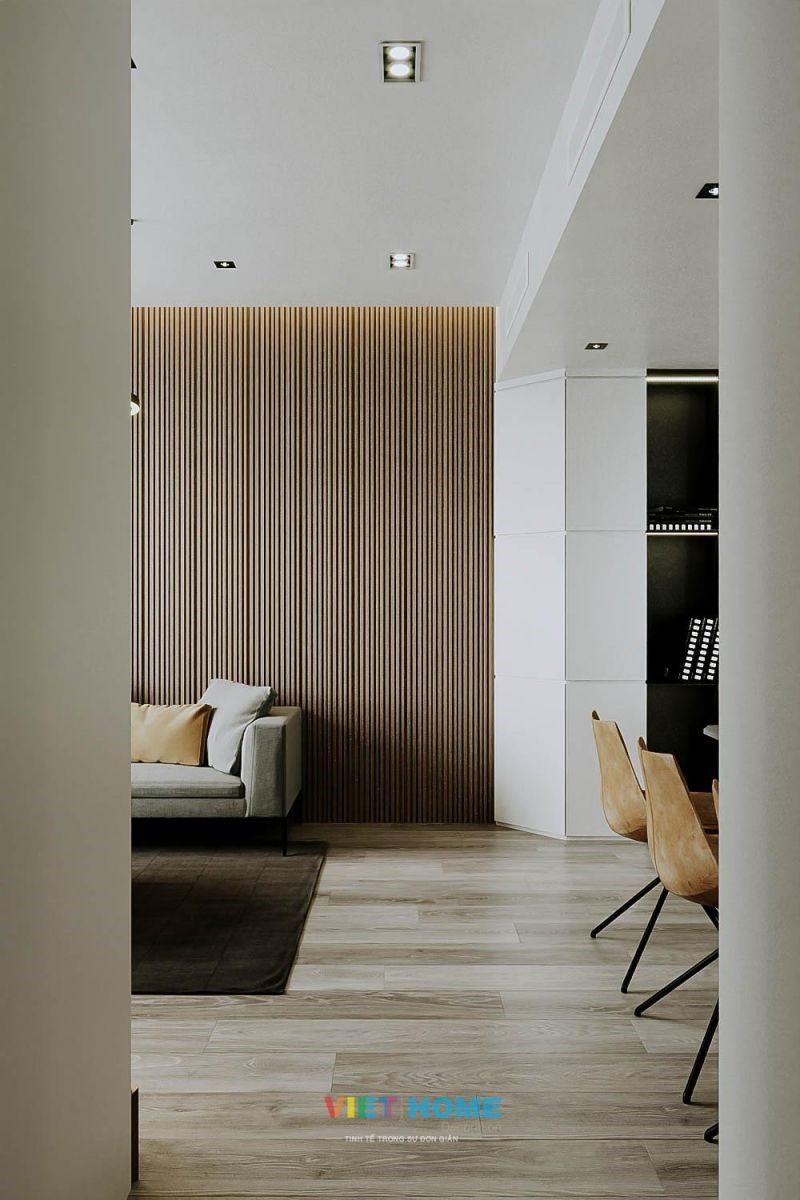Thiết kế nội thất hiện đại phòng khách dự án Feliz En Vista view 5