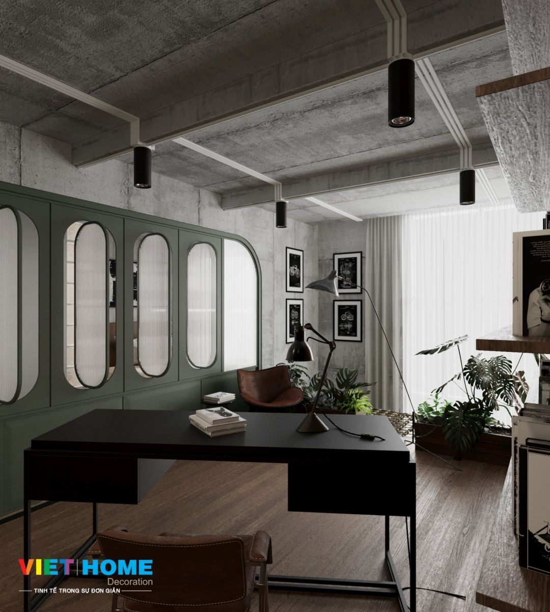 thiết kế nội thất theo phong cách công nghiệp - industrial style view 5