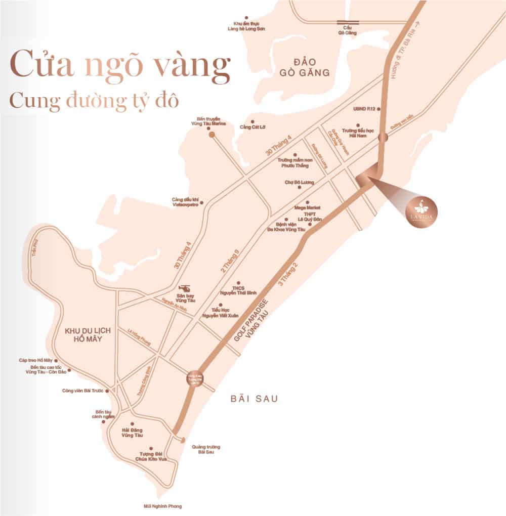 Hình ảnh vị trí dự án Lavida Residences Vũng Tàu