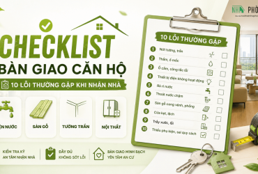 Checklist kiểm tra căn hộ chung cư bàn giao chi tiết nhất