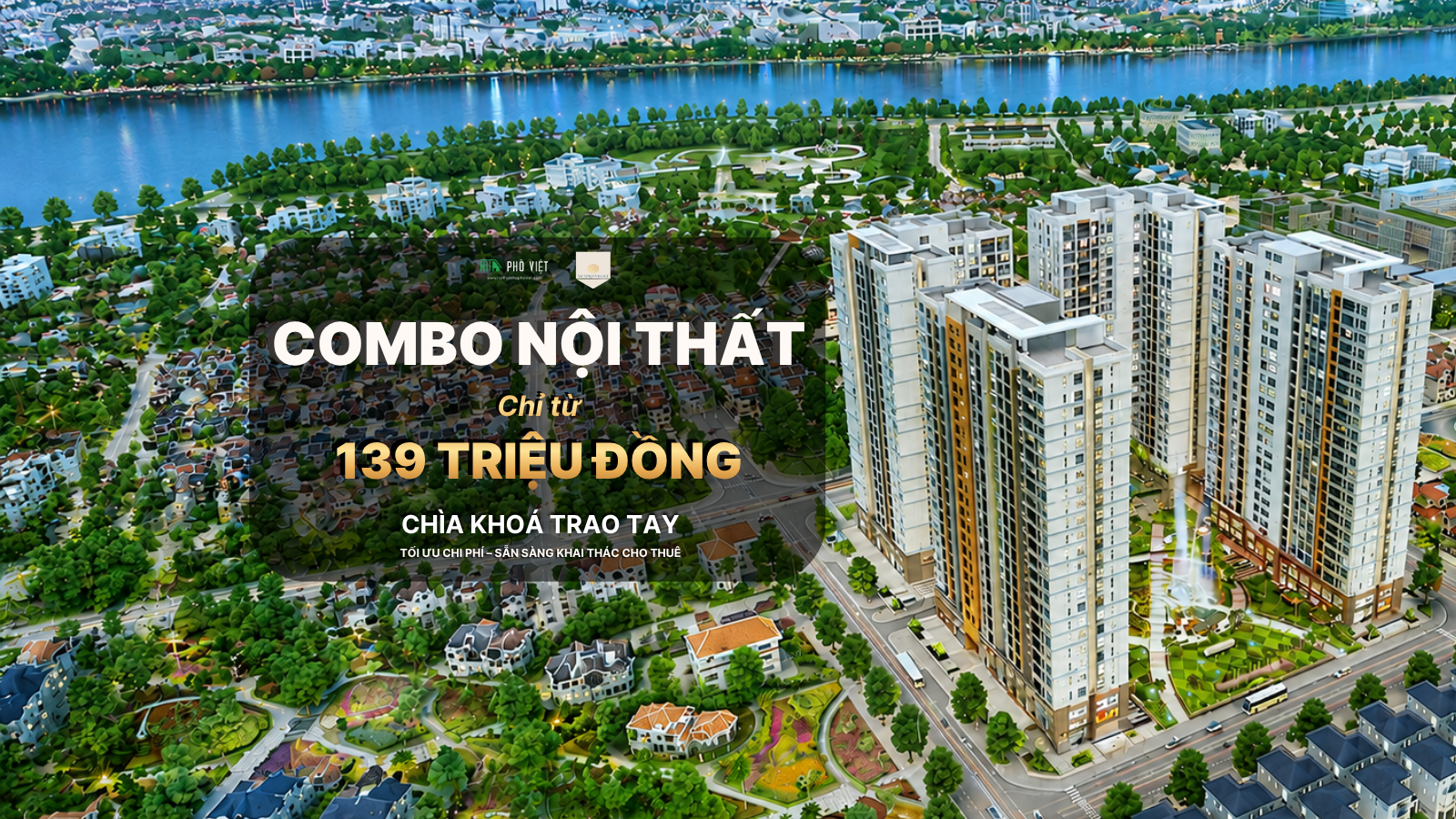 Combo nội thất Victoria Village từ 139 Triệu - Giải pháp trọn gói cho căn hộ