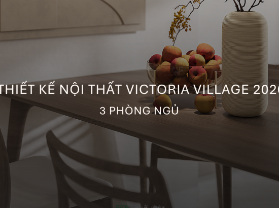 Thiết kế Victoria Village 2: Căn hộ 3 phòng ngủ - 89m2 hiện đại, tinh tế