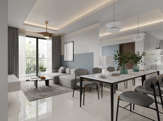 Thiết kế nội thất cho căn hộ Q7 Saigon Riverside Complex