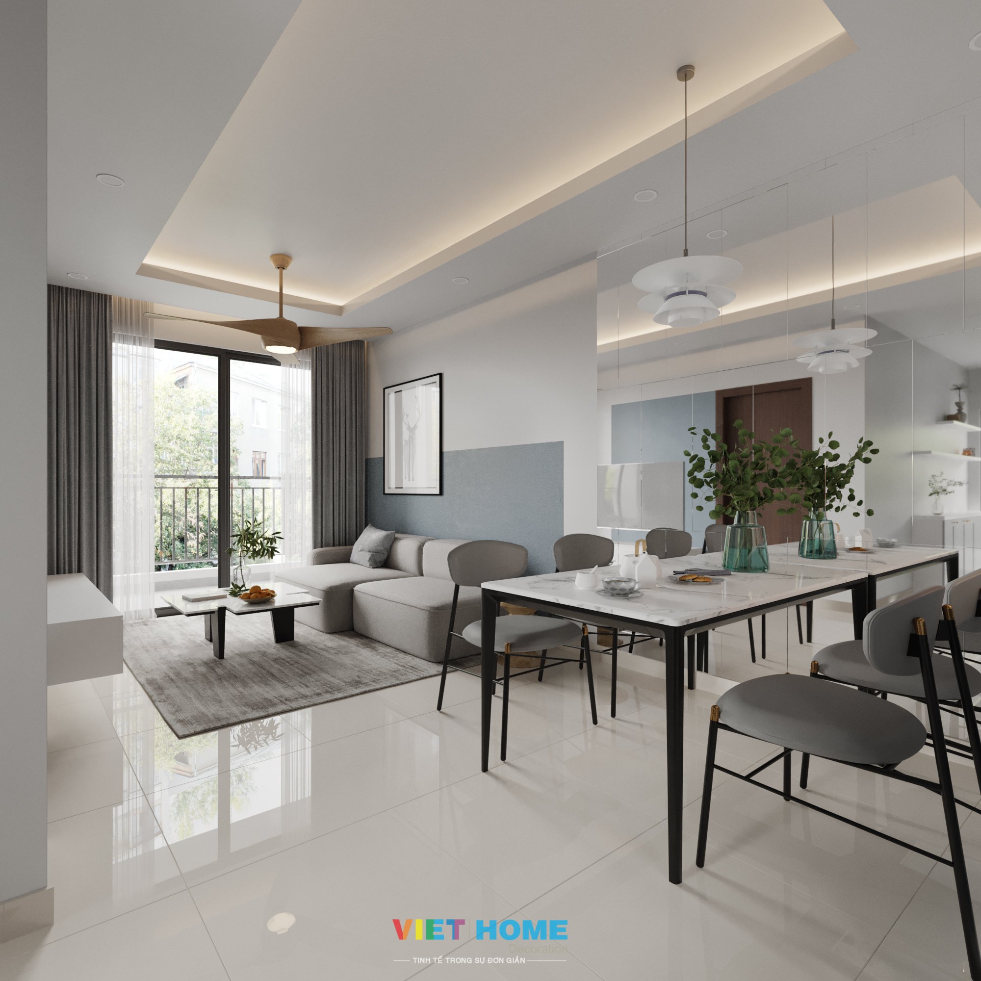 Thiết kế nội thất cho căn hộ Q7 Saigon Riverside Complex